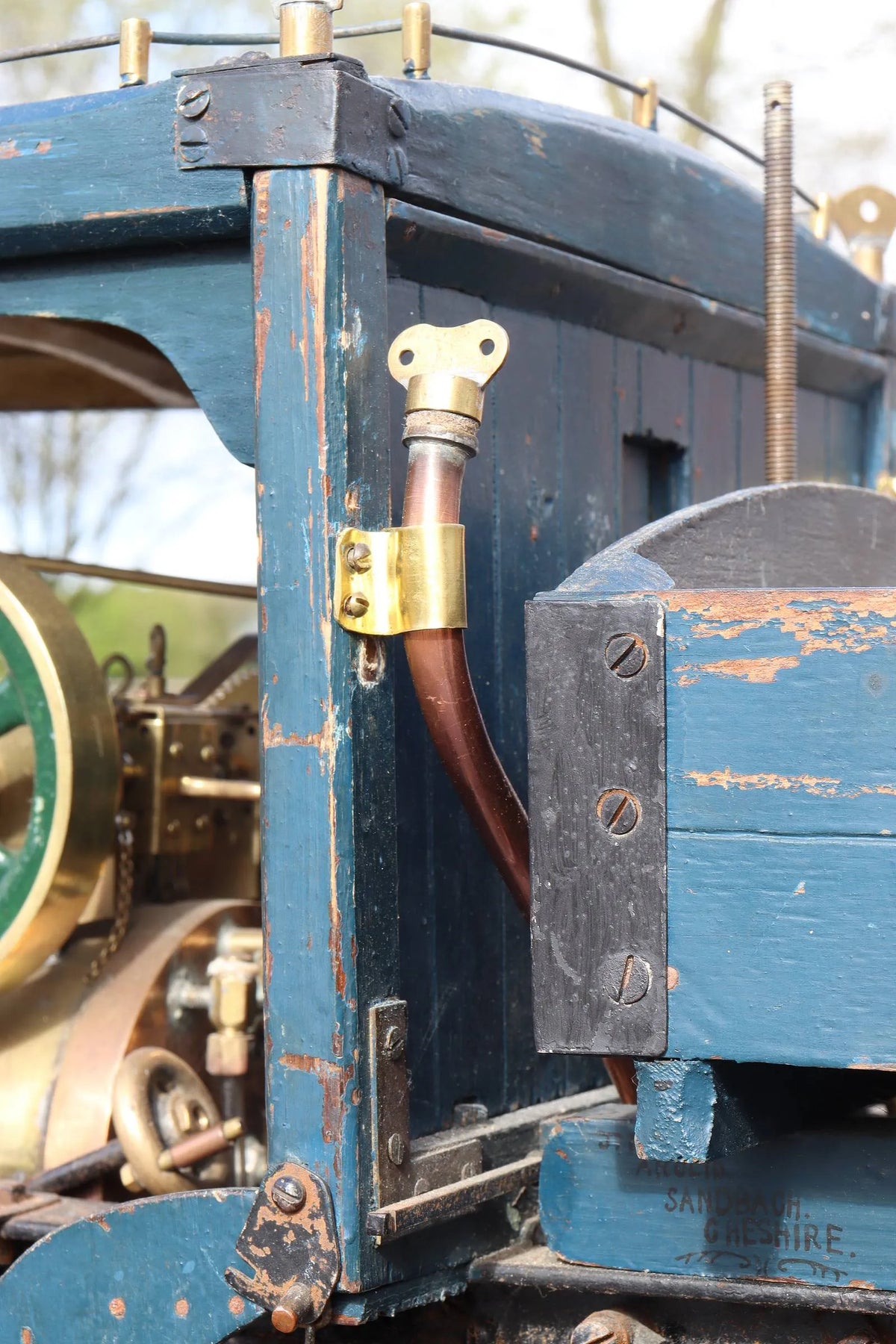 Vintage steam wagon