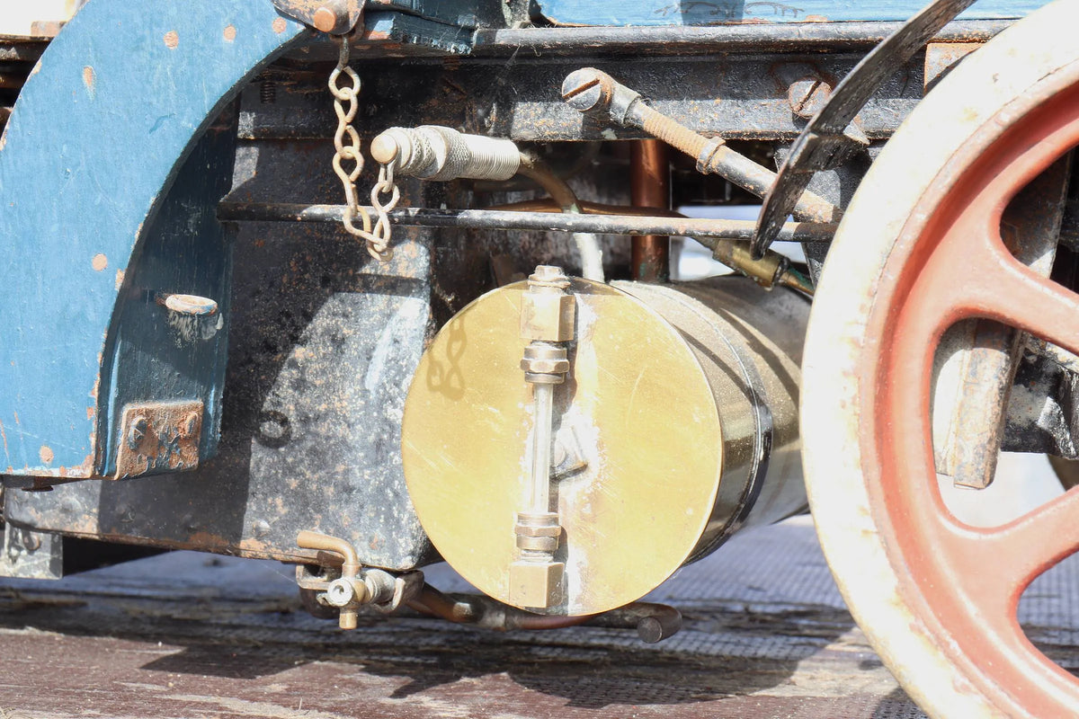 Vintage steam wagon