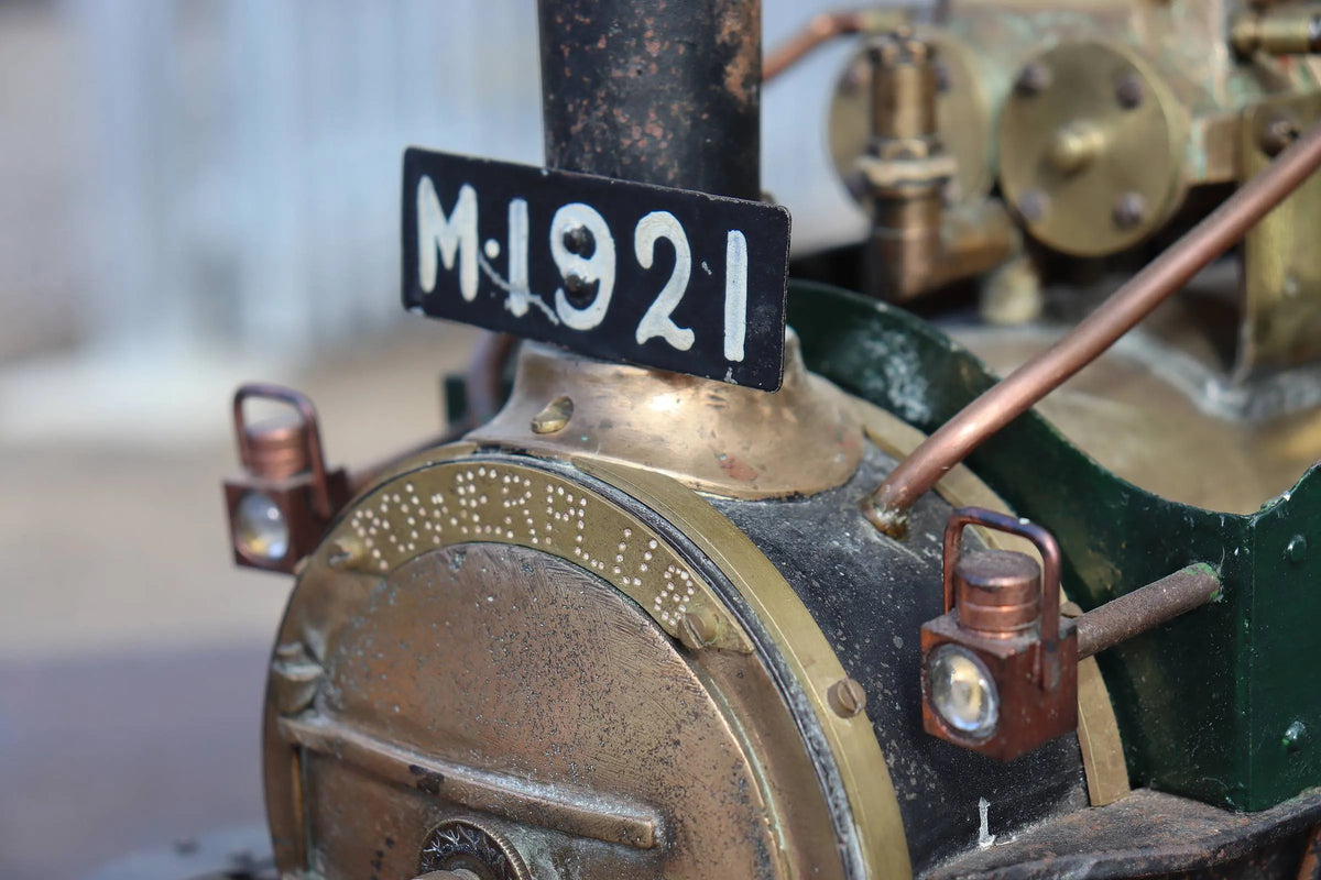 Vintage steam wagon
