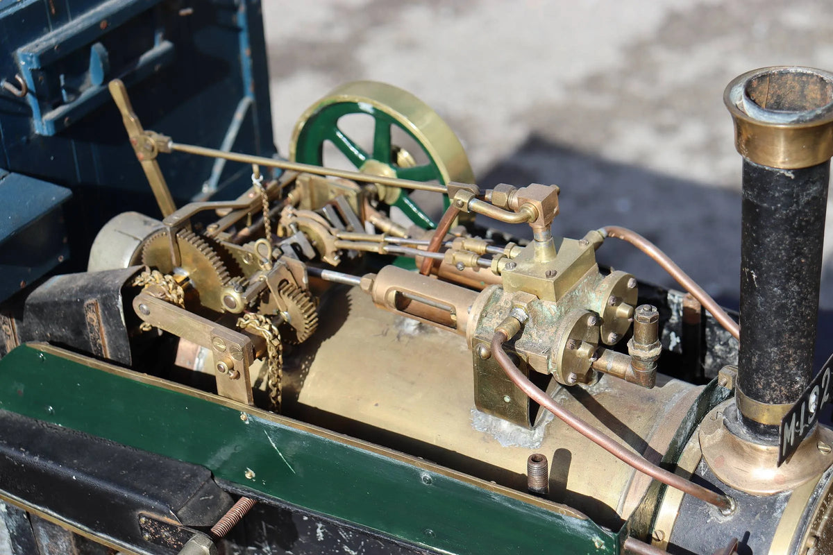 Vintage steam wagon