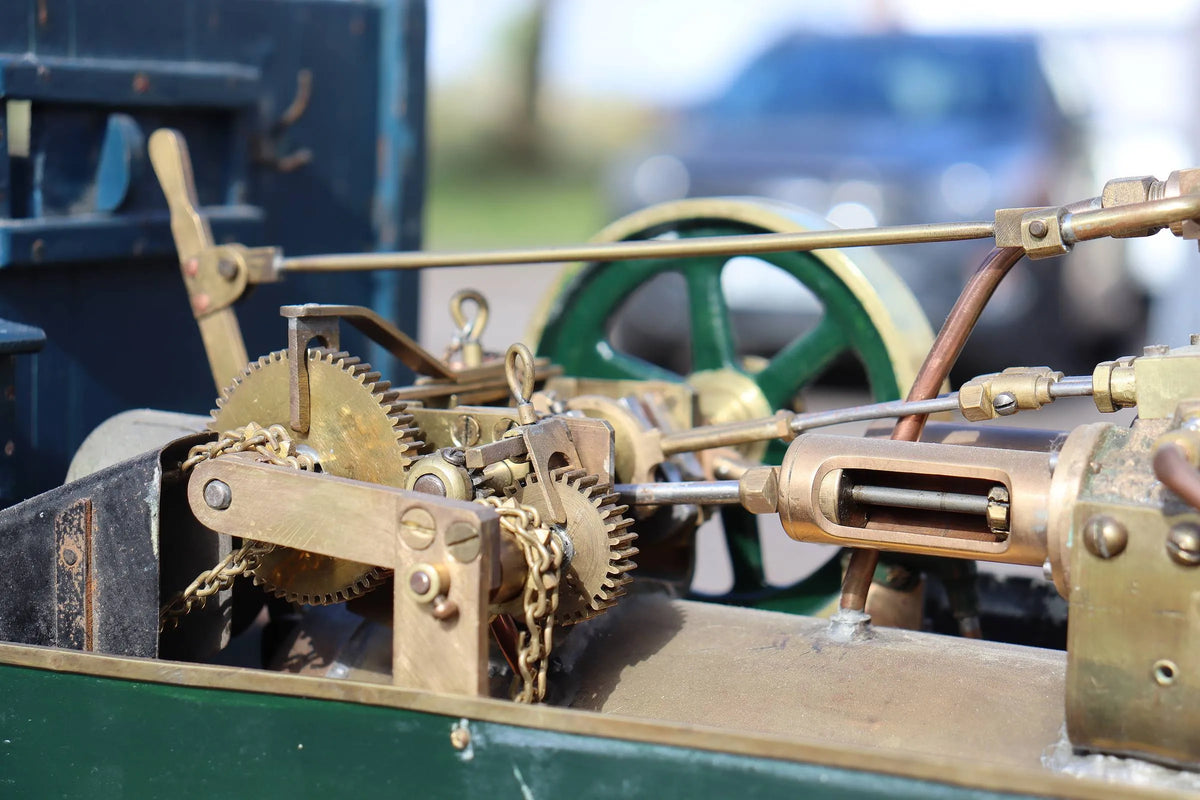 Vintage steam wagon