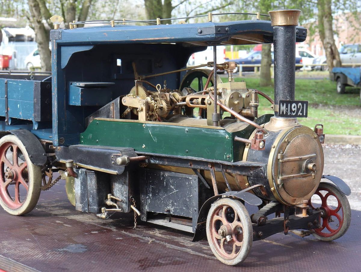 Vintage steam wagon