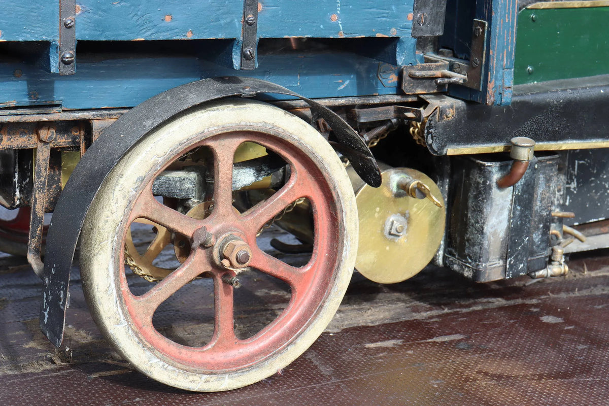 Vintage steam wagon