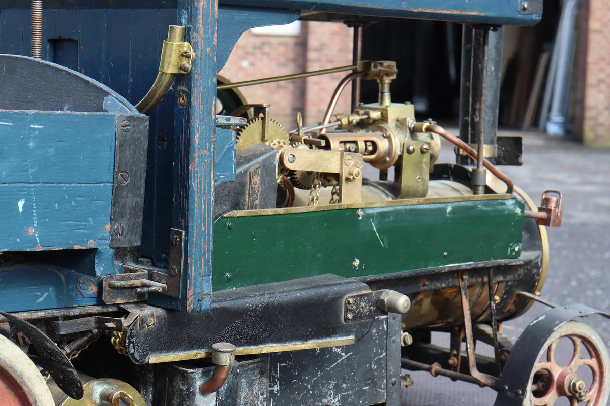 Vintage steam wagon