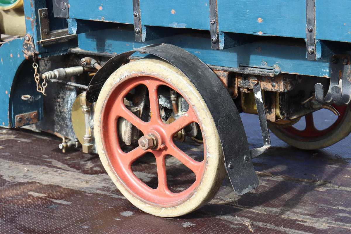 Vintage steam wagon