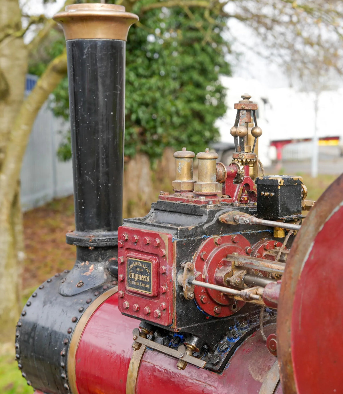 2 inch scale Burrell DCC Showmans Road Locomotive "Thetford Town"