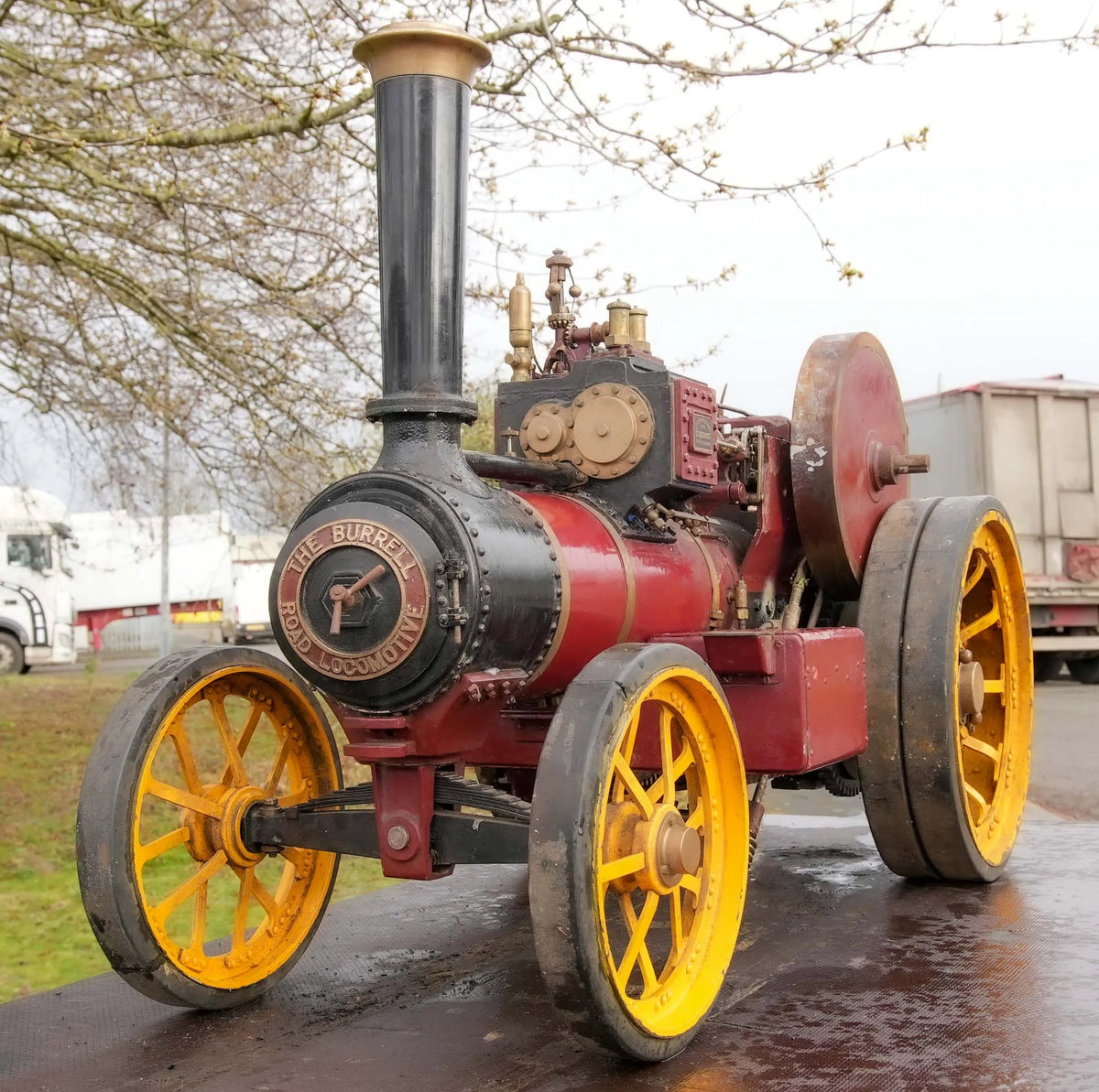 2 inch scale Burrell DCC Showmans Road Locomotive "Thetford Town"