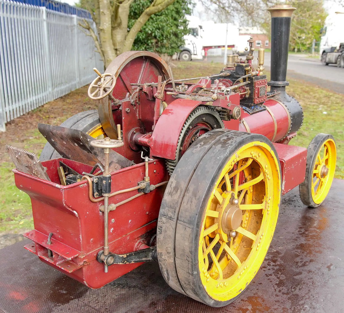 2 inch scale Burrell DCC Showmans Road Locomotive "Thetford Town"