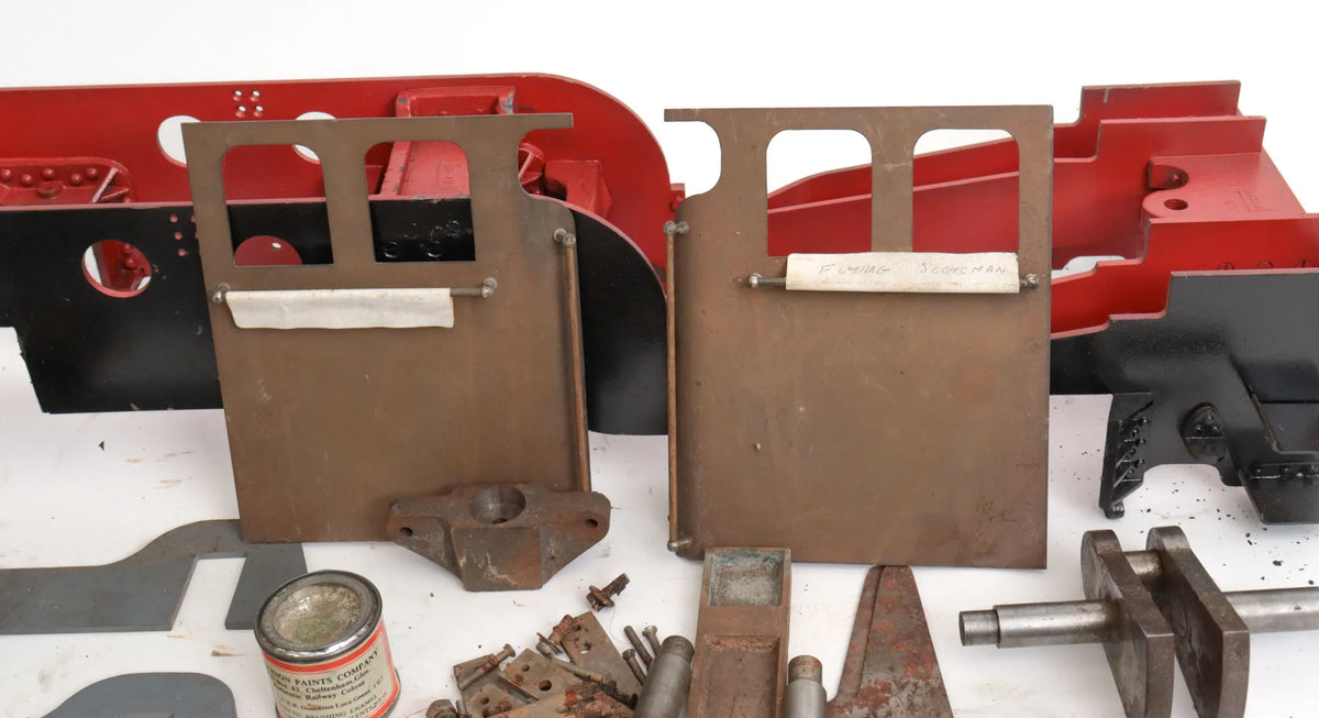 5 inch gauge A3  wheels, frames and sundry parts