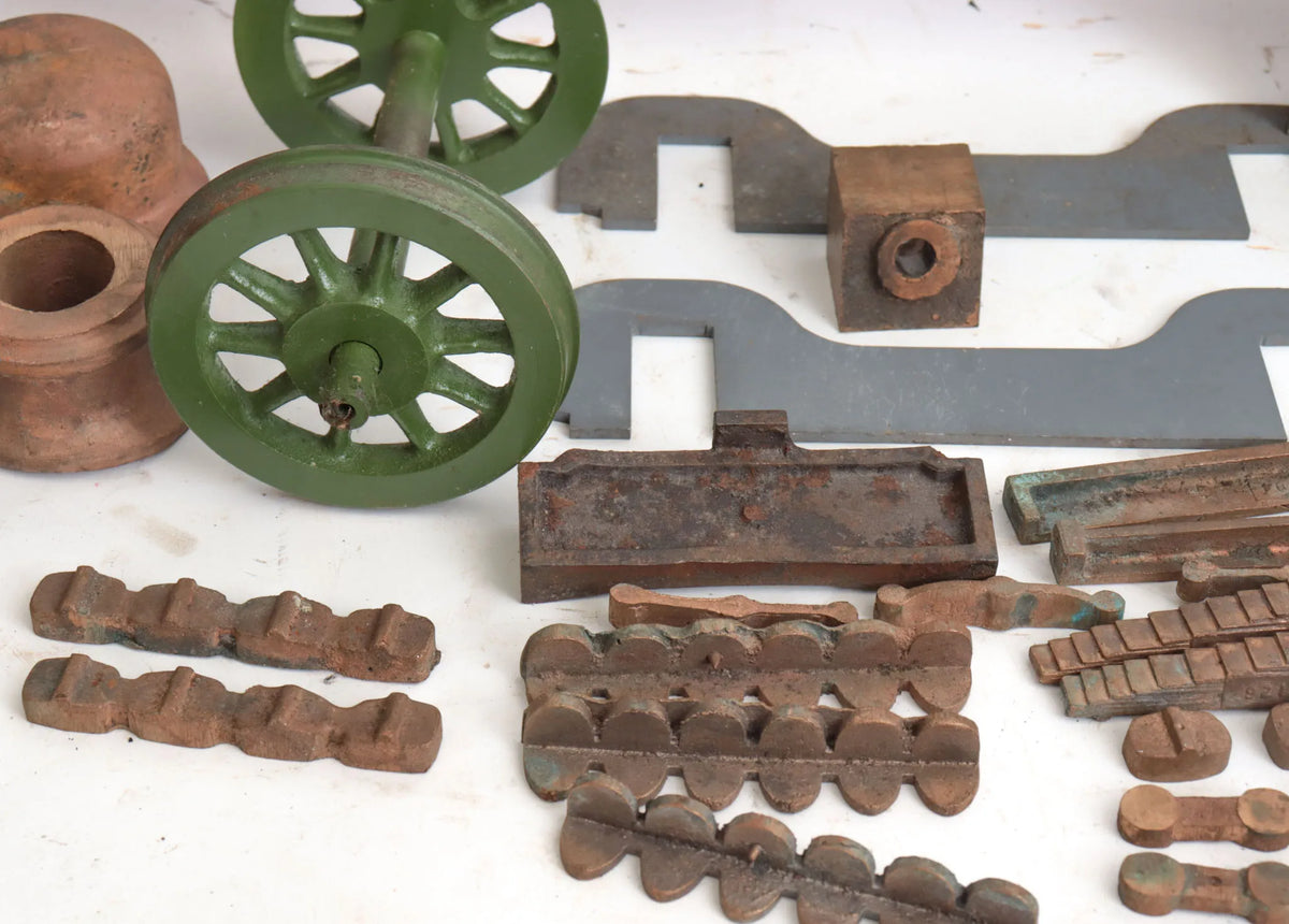 5 inch gauge A3  wheels, frames and sundry parts