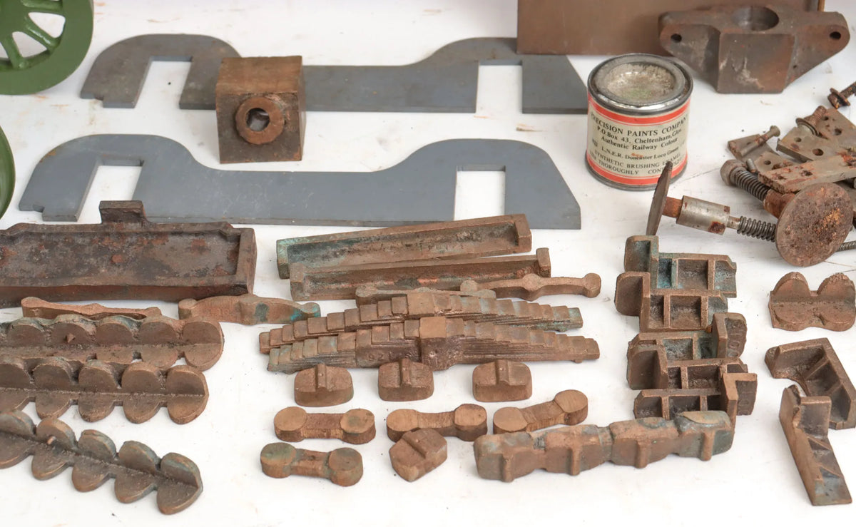 5 inch gauge A3  wheels, frames and sundry parts
