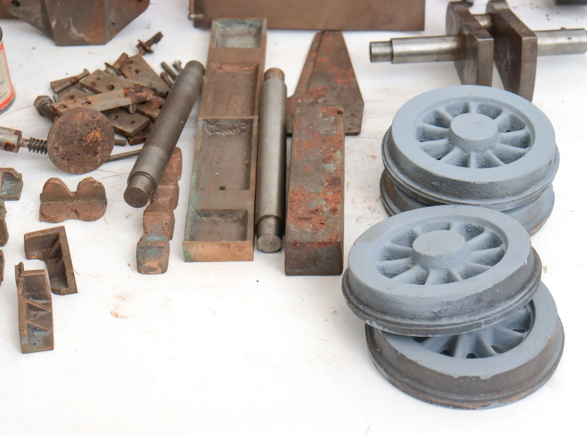 5 inch gauge A3  wheels, frames and sundry parts