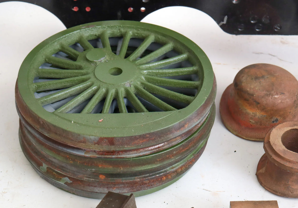 5 inch gauge A3  wheels, frames and sundry parts
