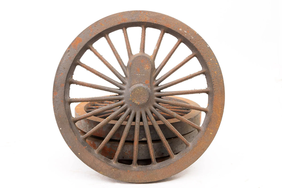 Four 7 1/4 inch gauge GWR 6' 8 1/2" driving wheel castings