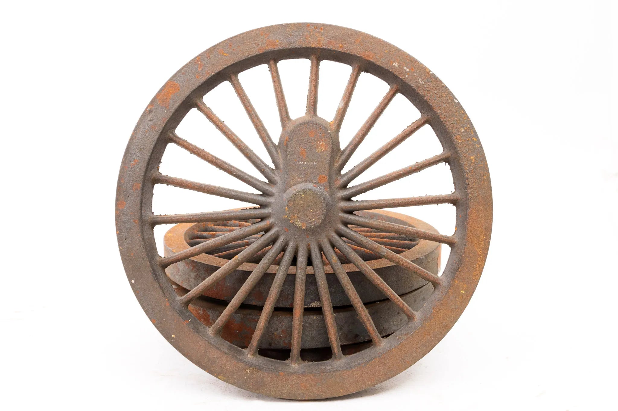 Four 7 1/4 inch gauge GWR 6' 8 1/2" driving wheel castings