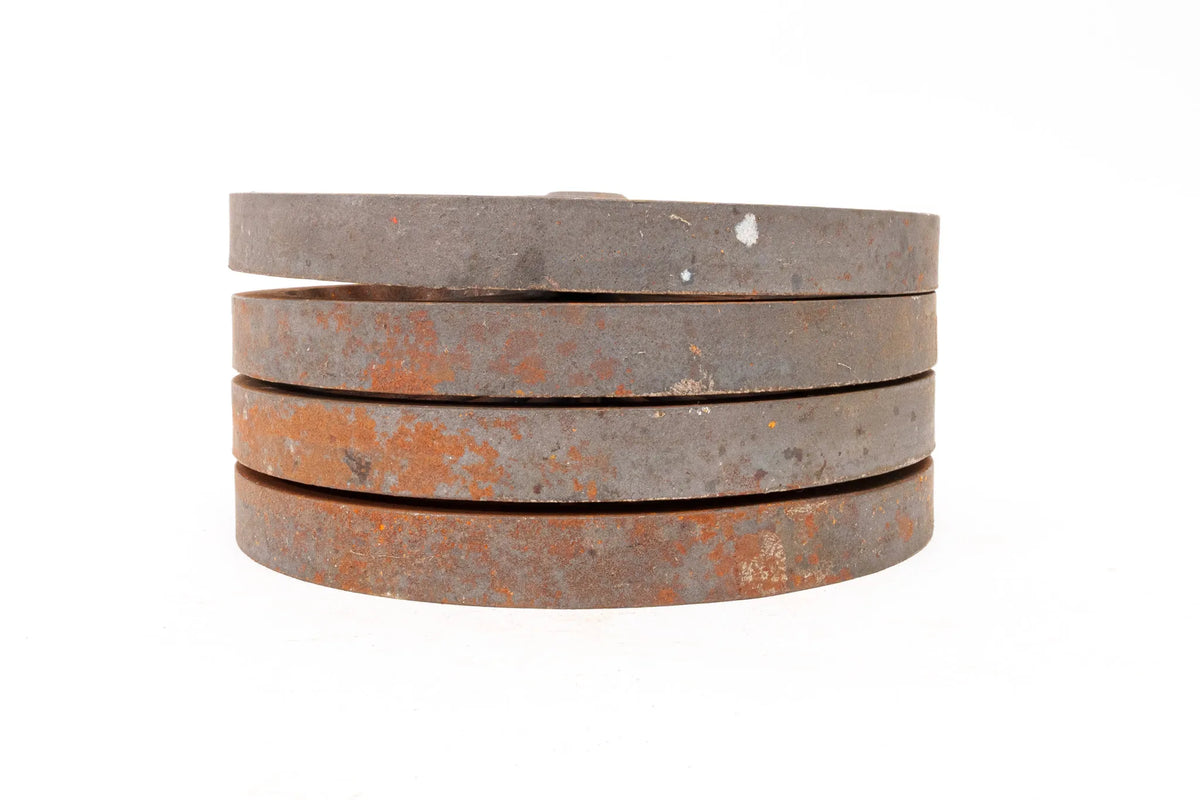 Four 7 1/4 inch gauge GWR 6' 8 1/2" driving wheel castings