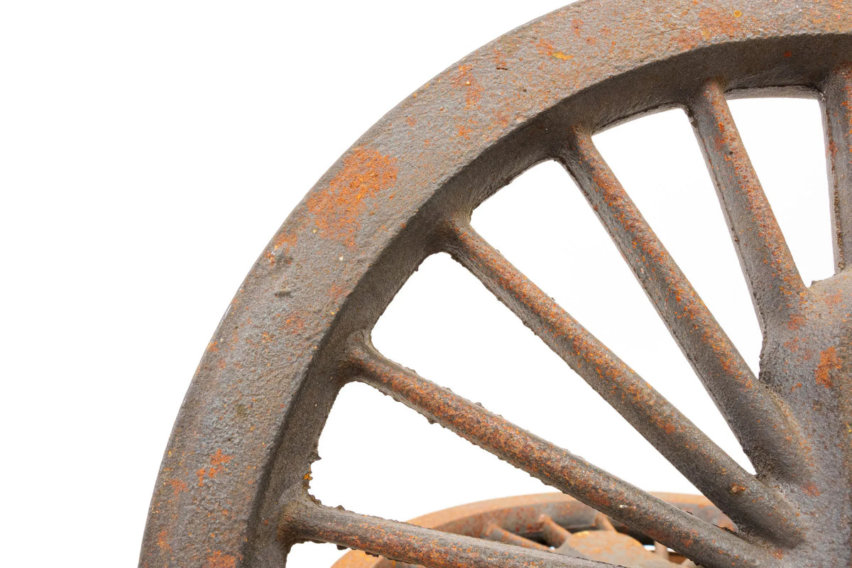 Four 7 1/4 inch gauge GWR 6' 8 1/2" driving wheel castings