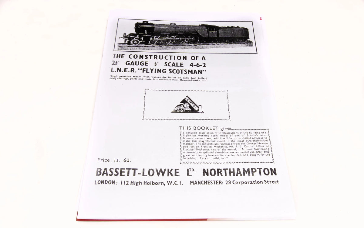 2 1/2 inch gauge LNER A3 "Flying Scotsman"
