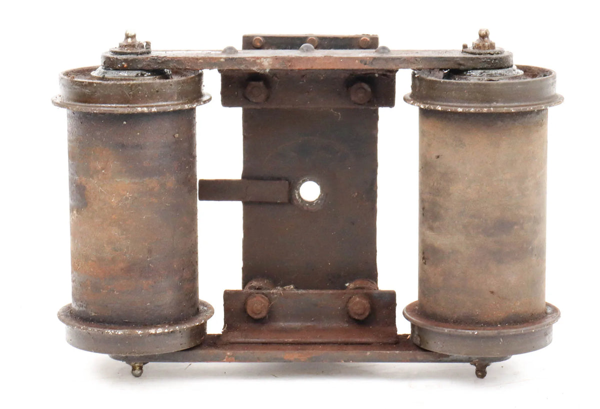 Four 5 inch gauge bogies