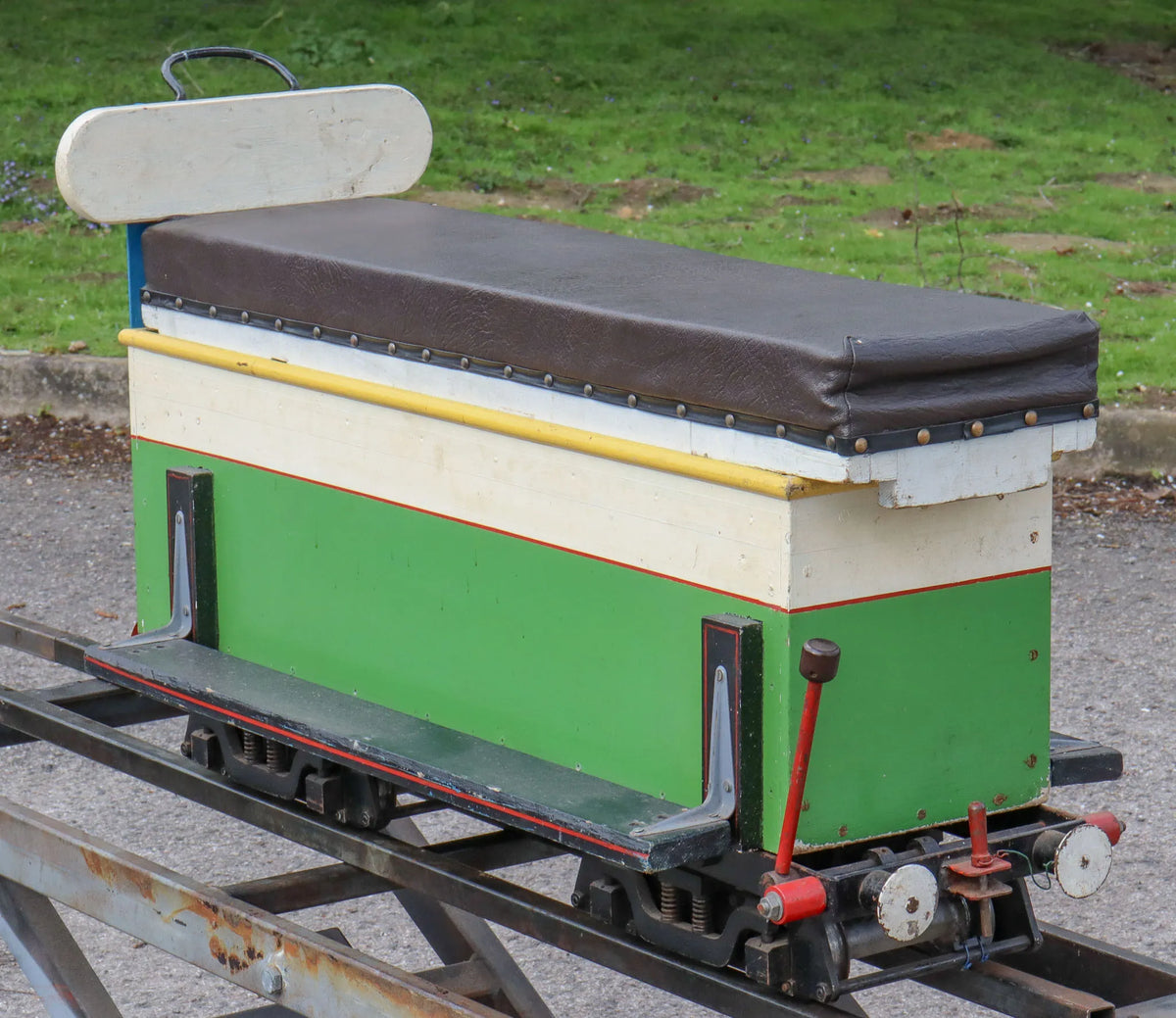 5 inch gauge bogie braked driving truck