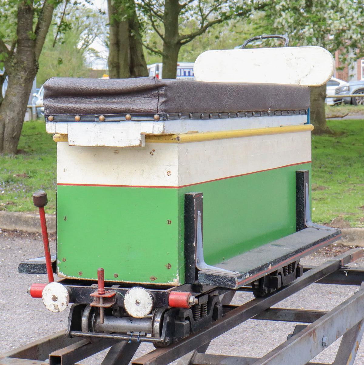 5 inch gauge bogie braked driving truck