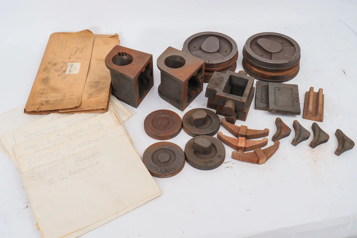 7 1/4 inch gauge "Sweet William" castings,  part machined