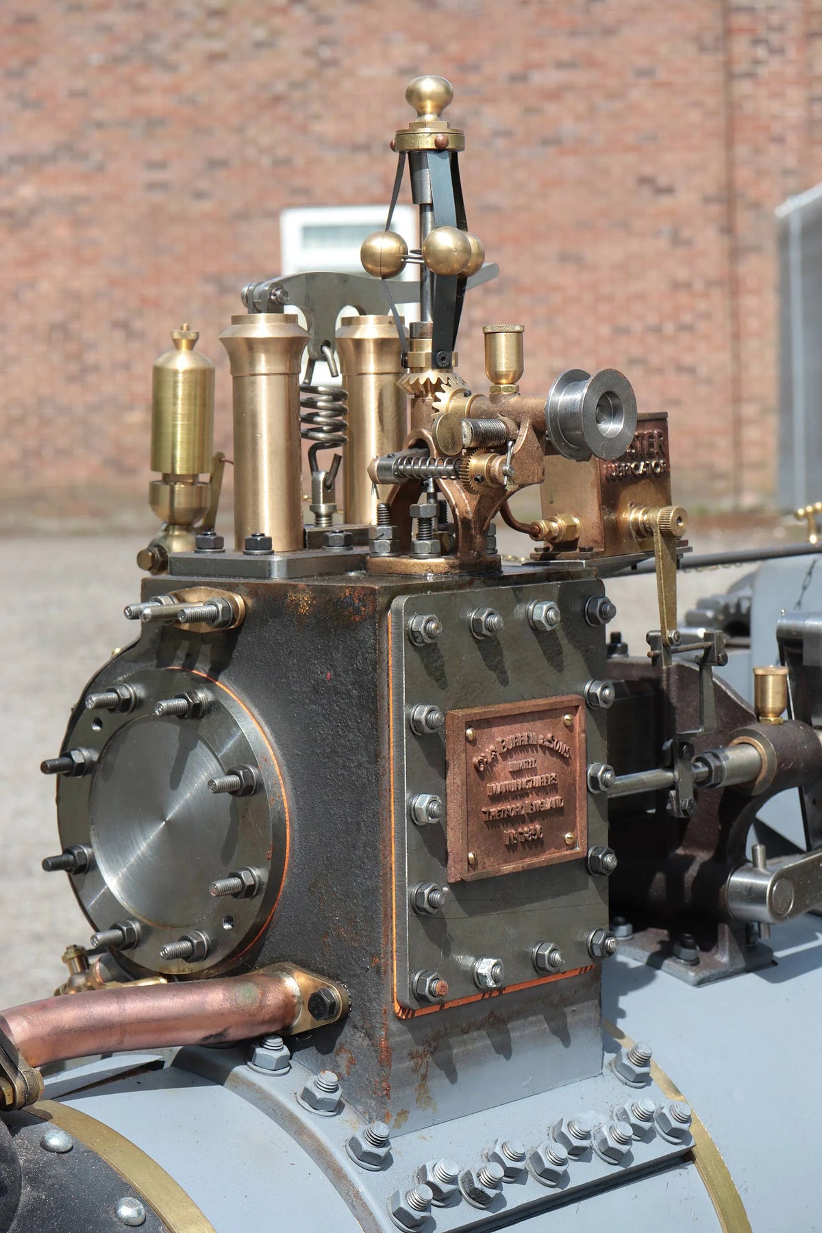 4 inch scale Burrell agricultural engine