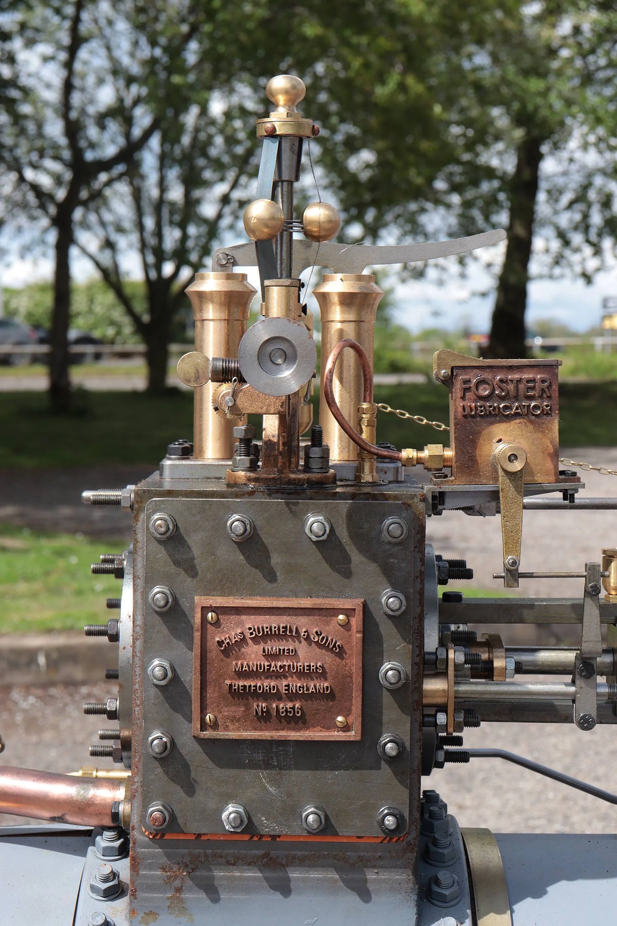 4 inch scale Burrell agricultural engine