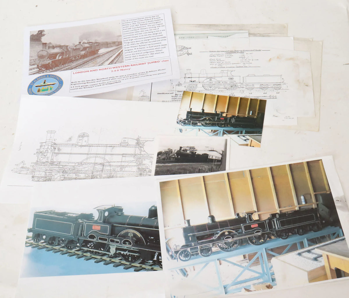 3 1/2 inch gauge LNWR Precedent 2-4-0