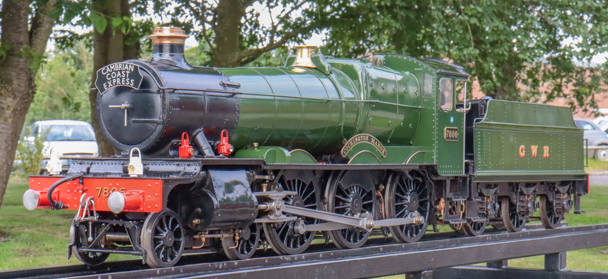 5 inch gauge GWR 4-6-0 No.7806 "Cockington Manor"