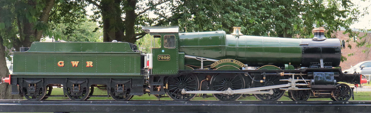 5 inch gauge GWR 4-6-0 No.7806 "Cockington Manor"