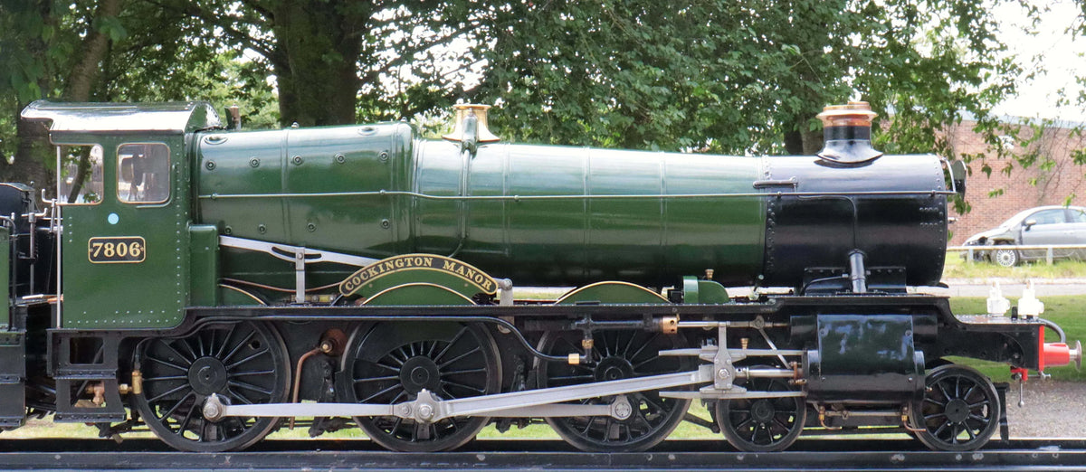 5 inch gauge GWR 4-6-0 No.7806 "Cockington Manor"