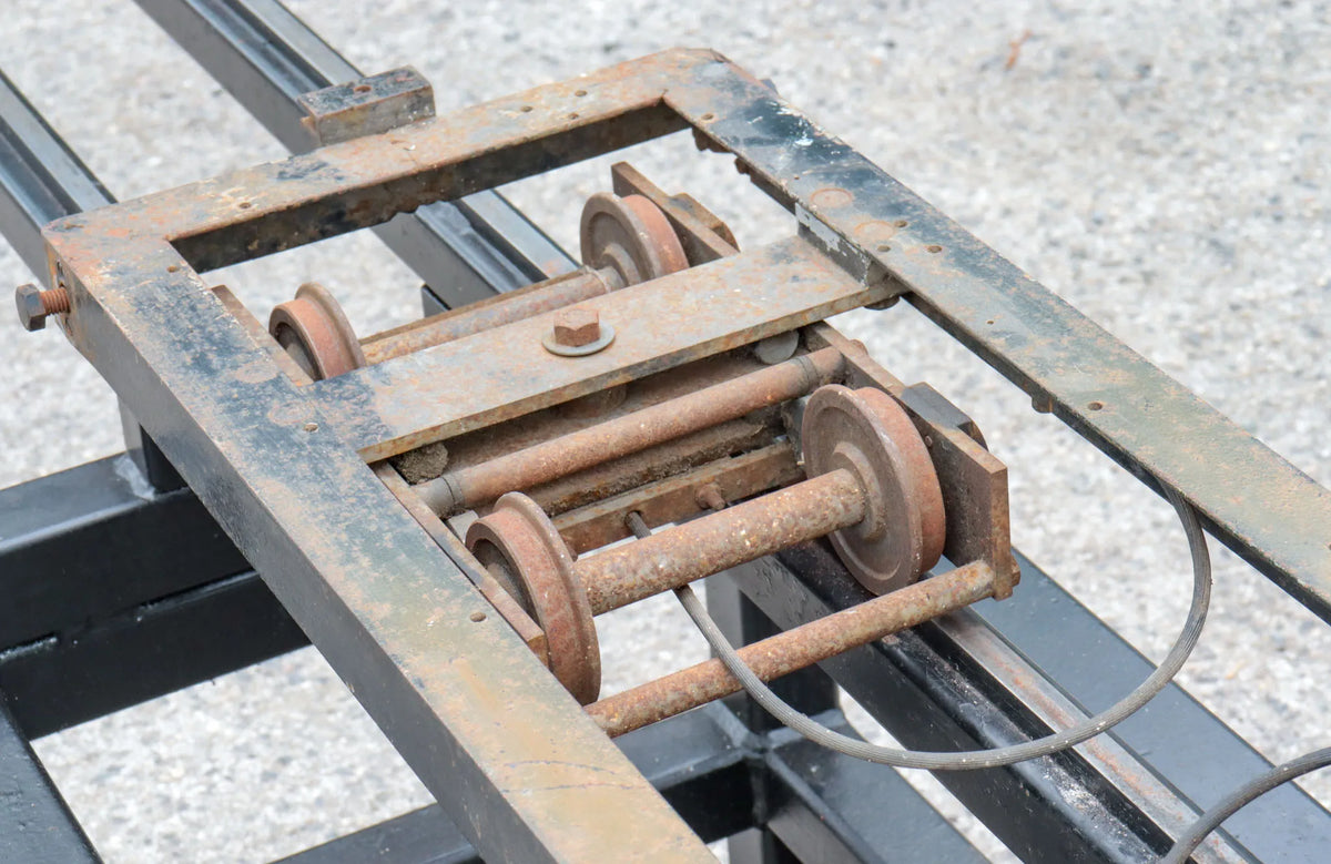 5 inch gauge braked bogie driving truck