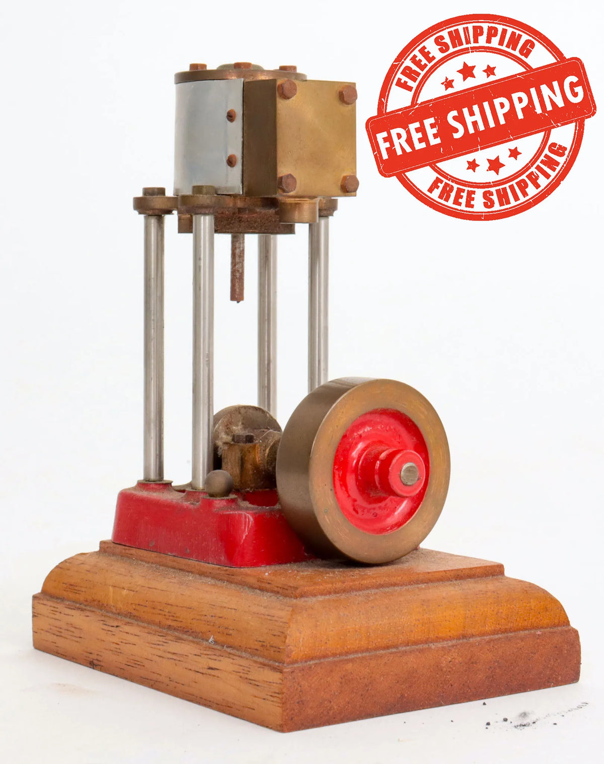 Freelance four pillar vertical engine