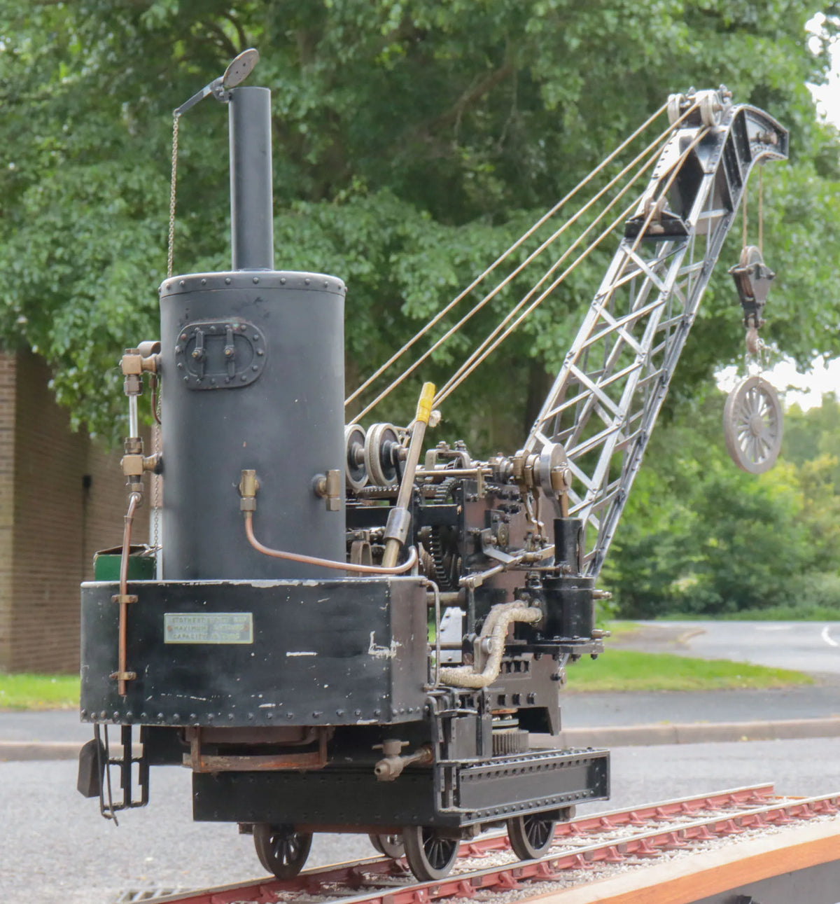 5 inch gauge steam crane