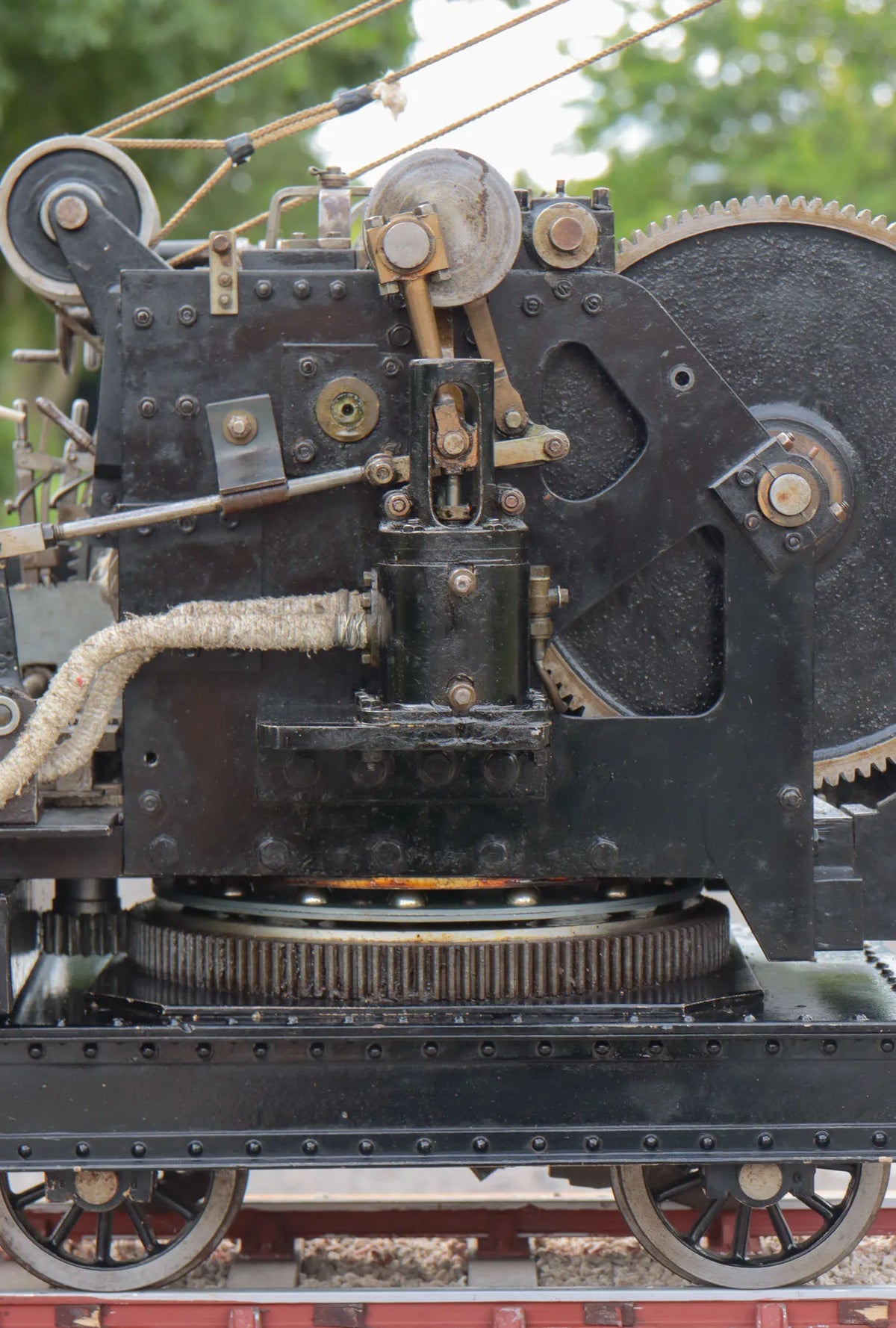 5 inch gauge steam crane