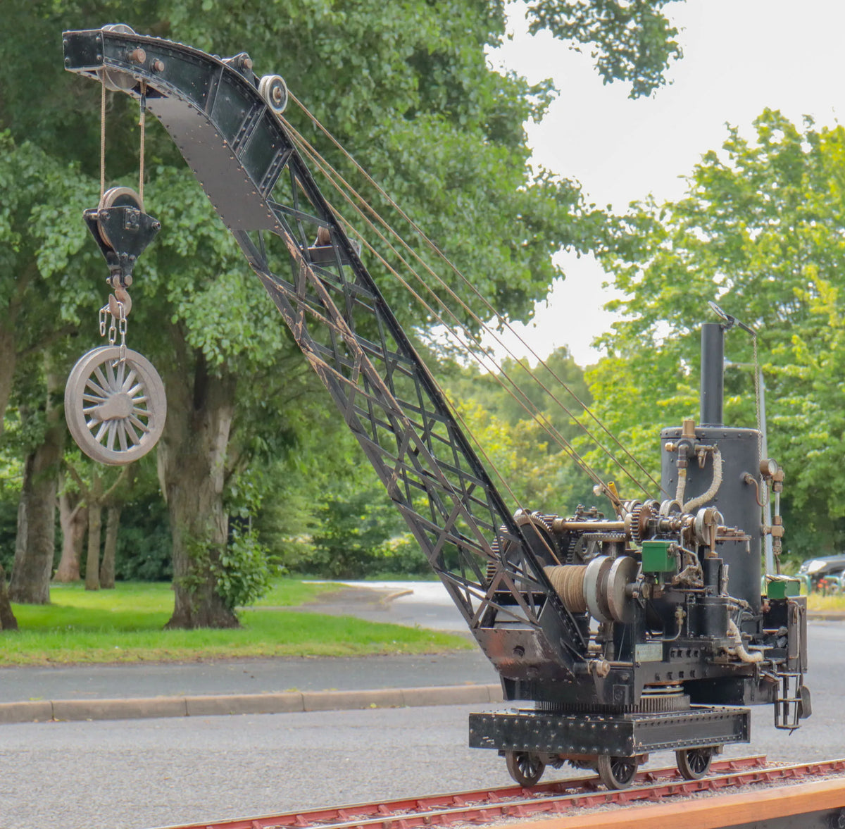 5 inch gauge steam crane