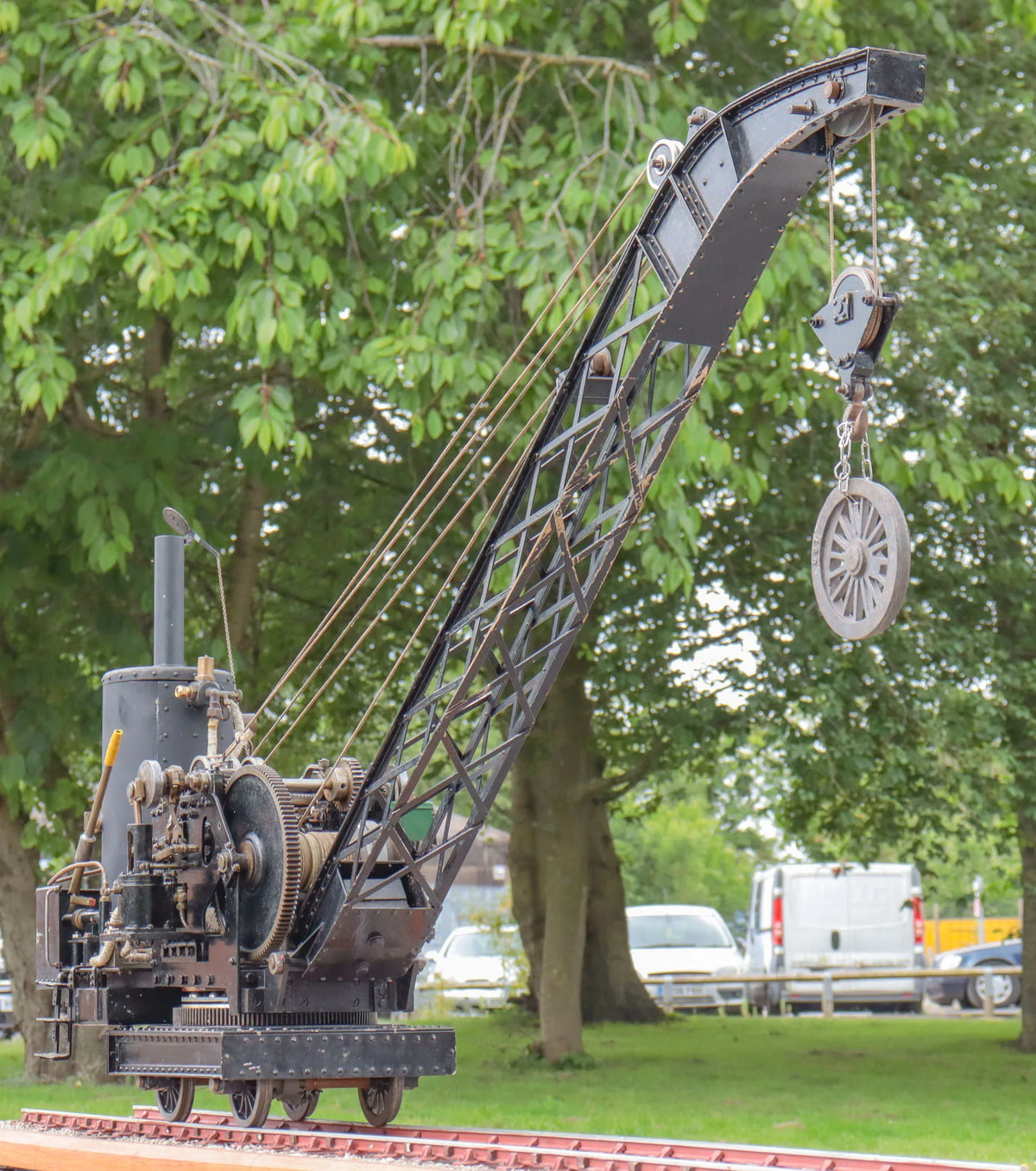 5 inch gauge steam crane