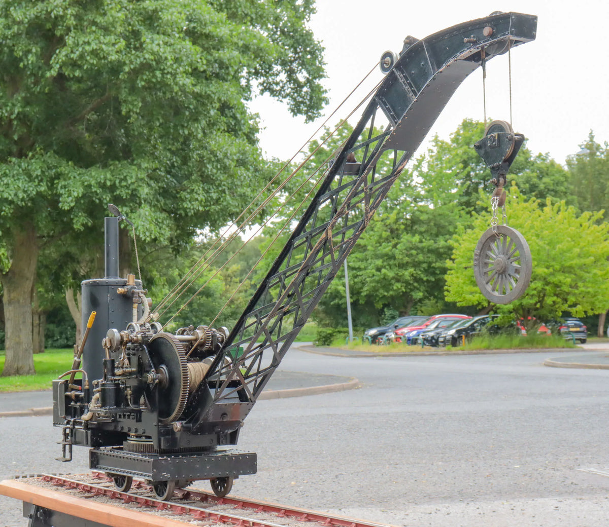 5 inch gauge steam crane
