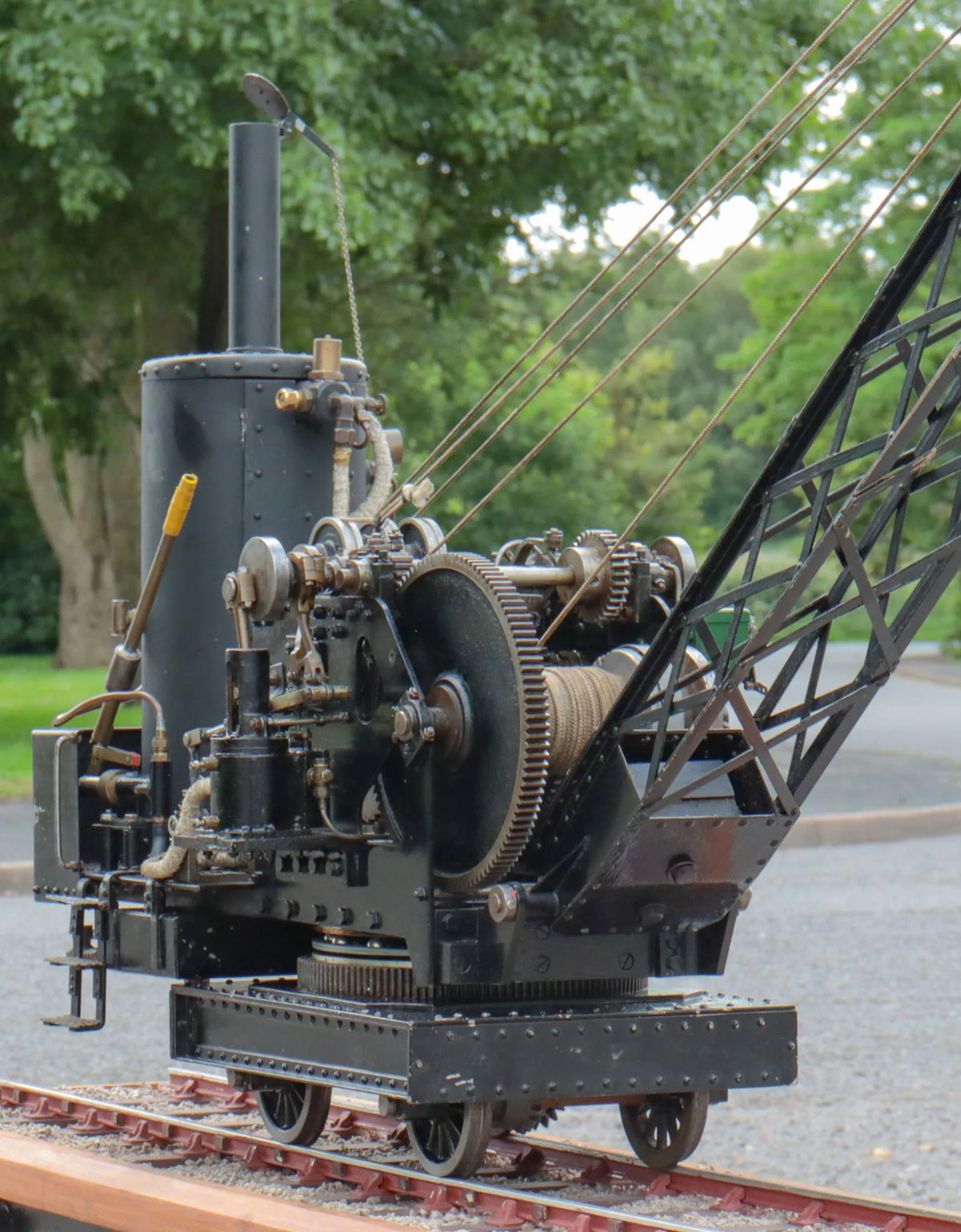 5 inch gauge steam crane