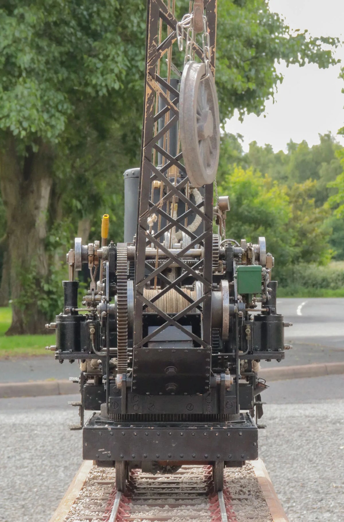 5 inch gauge steam crane