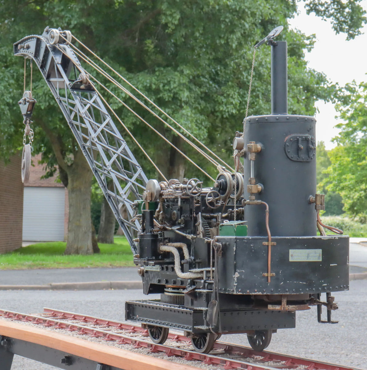 5 inch gauge steam crane