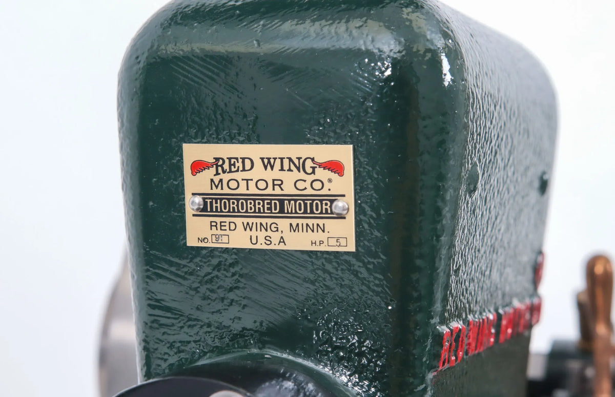 Red Wing'' open crank engine