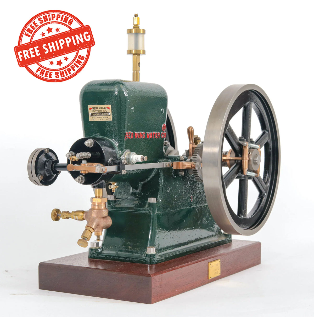 Red Wing'' open crank engine
