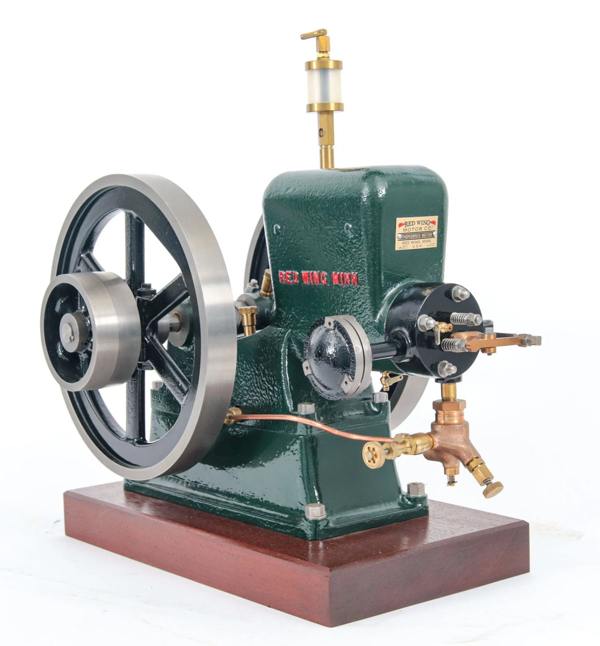 Red Wing'' open crank engine