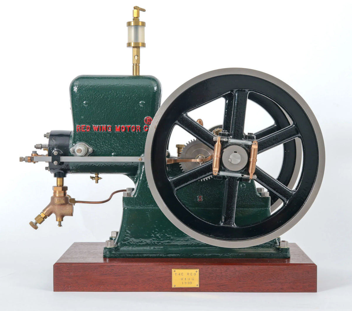 Red Wing'' open crank engine