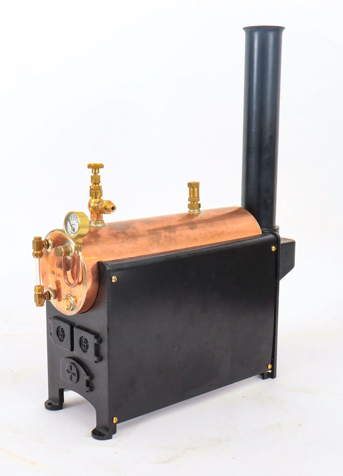 New Stuart 504 boiler with manufacturer's documentation