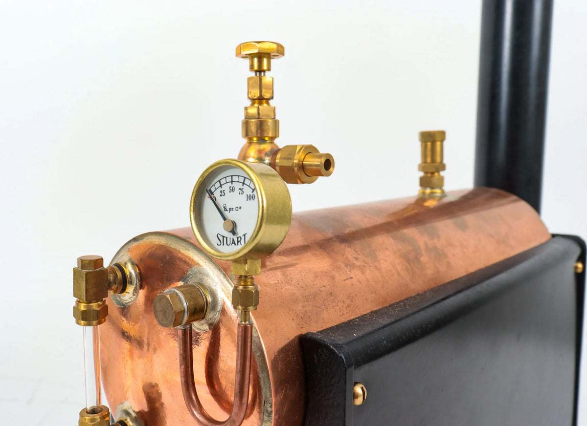 New Stuart 504 boiler with manufacturer's documentation