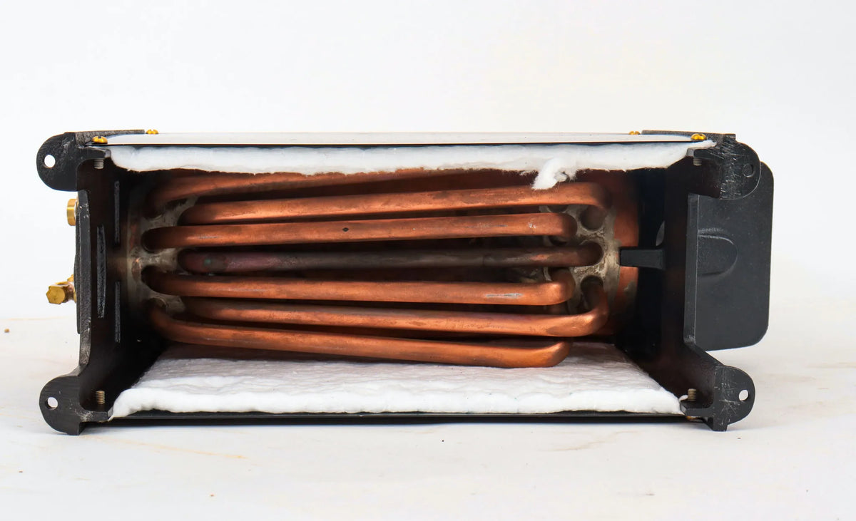 New Stuart 504 boiler with manufacturer's documentation