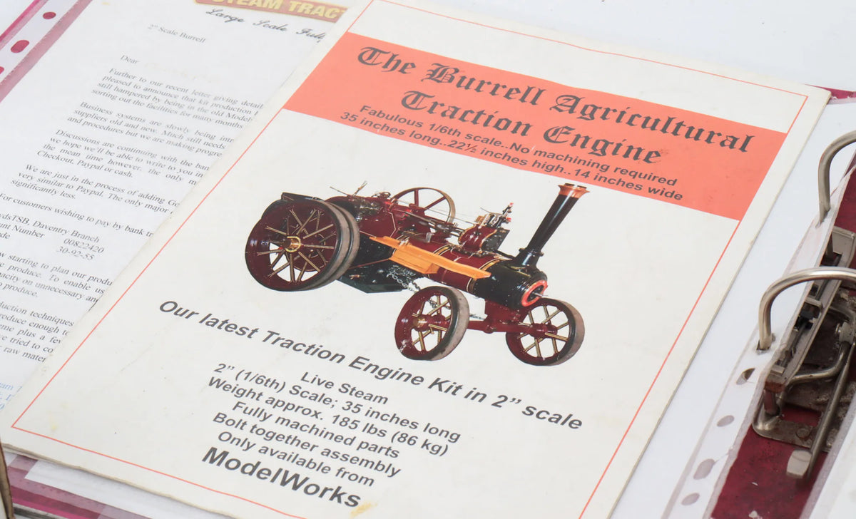 2 inch scale Burrell agricultural engine